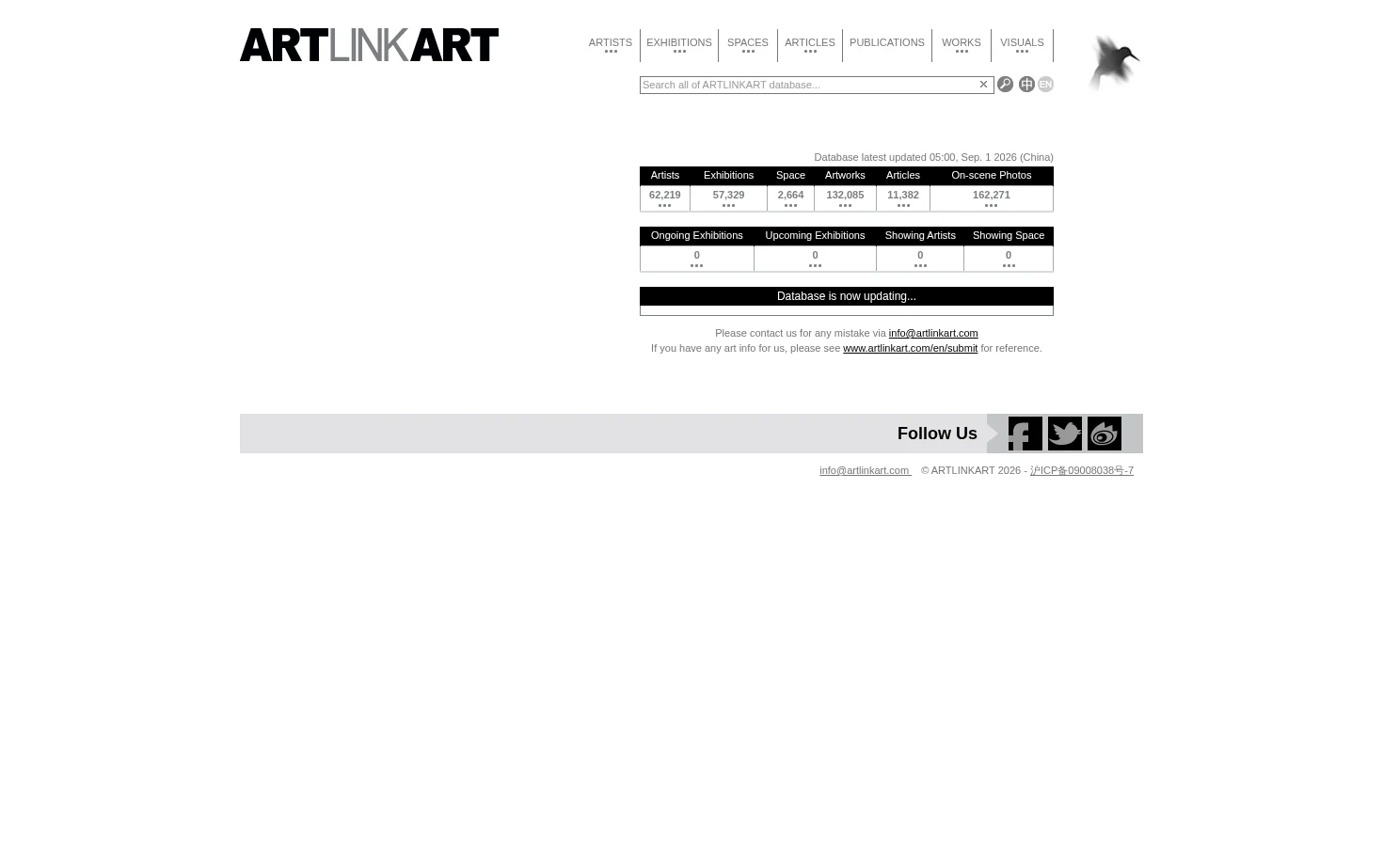 ARTLINKART 页面快照